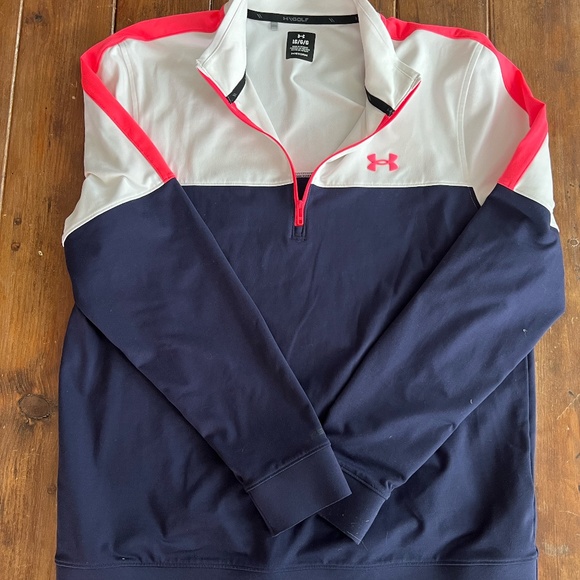 Under Armour Men's Midlayer Golf Pullover - Picture 1 of 2